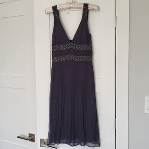 French Connection Beaded Grecian Dress